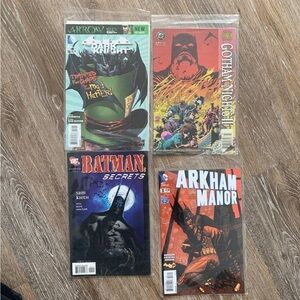 DC Comics Assorted Comic Book Collection - Green, Red, Black Covers